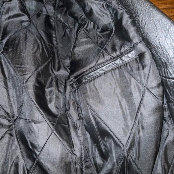 A-1 Genuine Leather Vintage Motorcycle Jacket with Patches - Picture 11 of 16